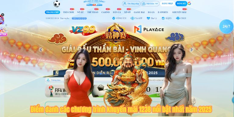 Điểm danh các chương trình khuyến mãi 123B nổi bật nhất năm 2025