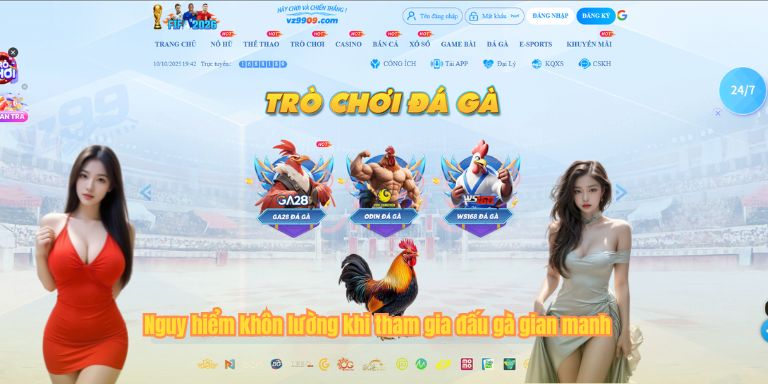 Nguy hiểm khôn lường khi tham gia đấu gà gian manh