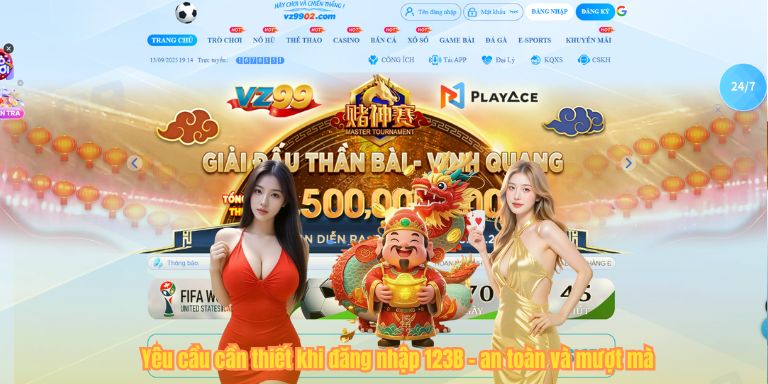 ĐĂNG NHẬP 123B 5 Yêu cầu cần thiết khi đăng nhập 123B – an toàn và mượt mà