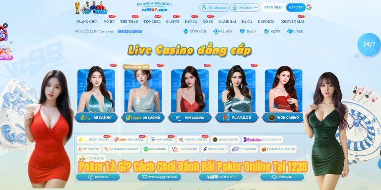 Poker Là Gì? Cách Chơi Đánh Bài Poker Online Tại 123B 1 Poker Là Gì? Cách Chơi Đánh Bài Poker Online Tại 123B